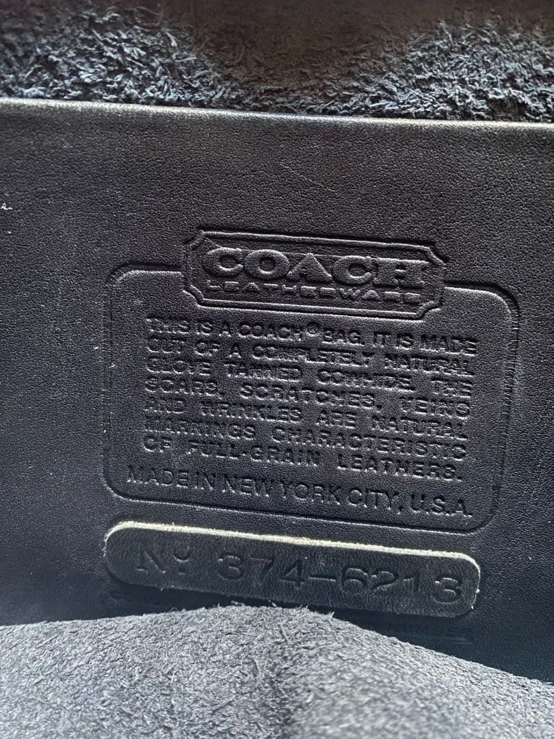 1960s COACH 最初期 USA製 ヴィンテージレザーバッグ