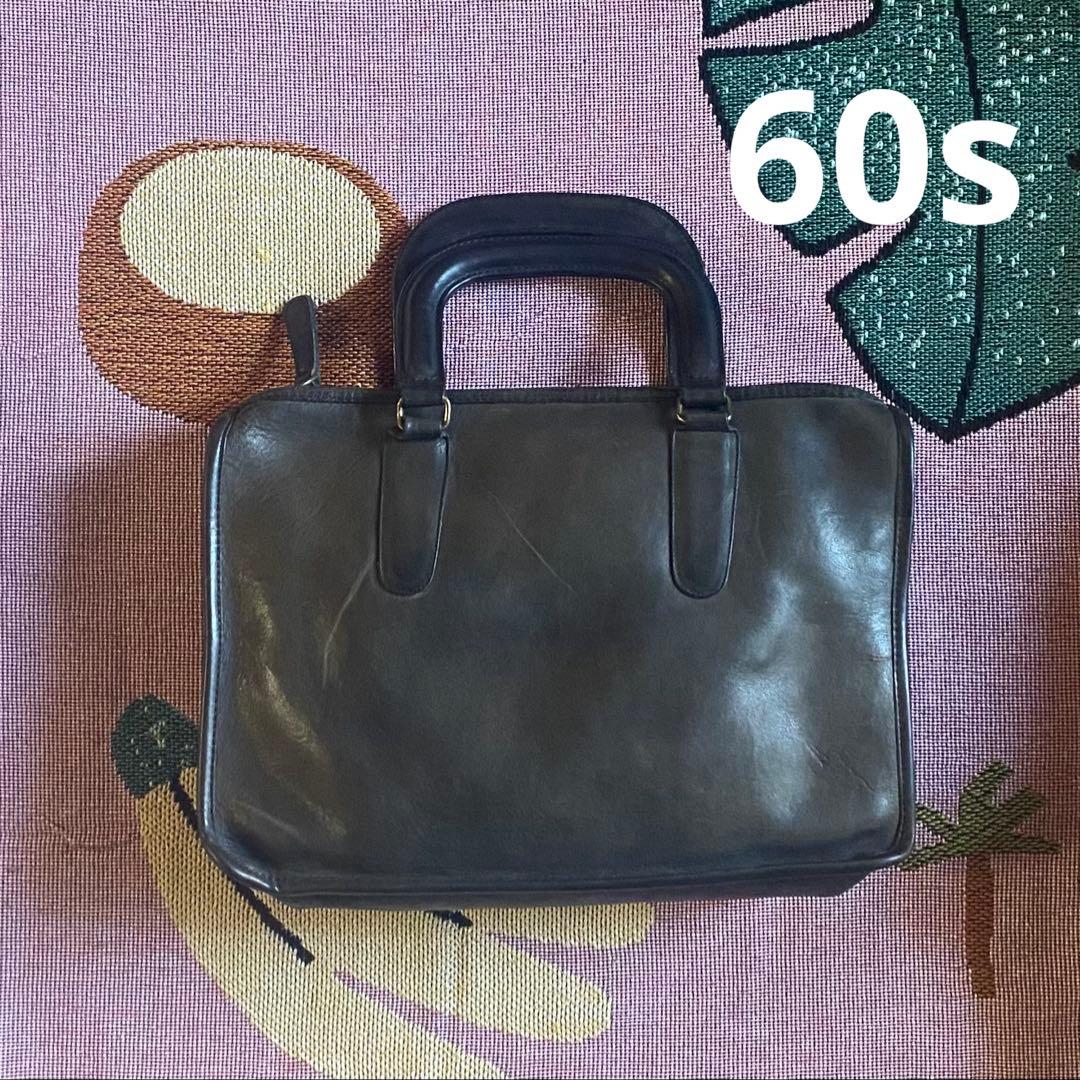 1960s COACH 最初期 USA製 ヴィンテージレザーバッグ