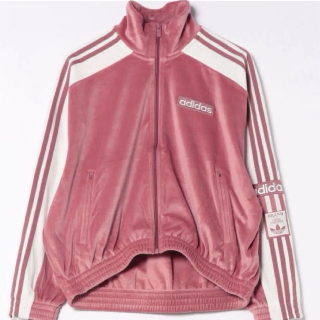 adidas W ADIBREAK VELOUR TT スウェット