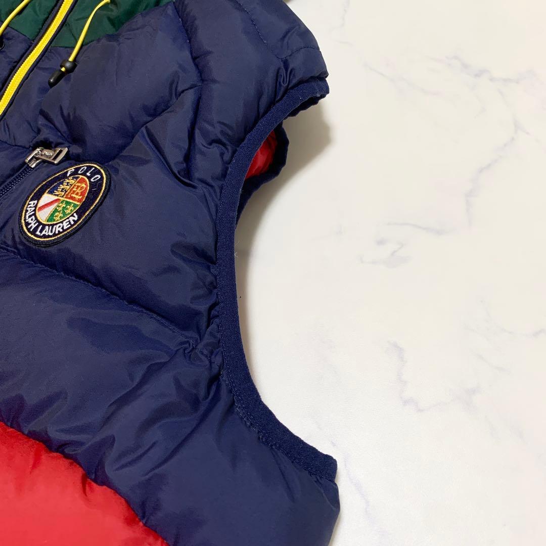 Polo Ralph Lauren ポロ クッキーパッチ フーディーダウンベスト