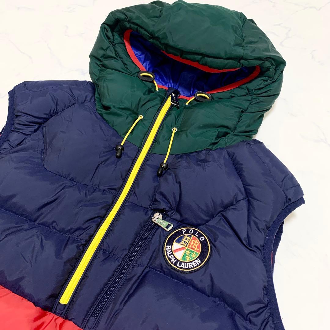 Polo Ralph Lauren ポロ クッキーパッチ フーディーダウンベスト