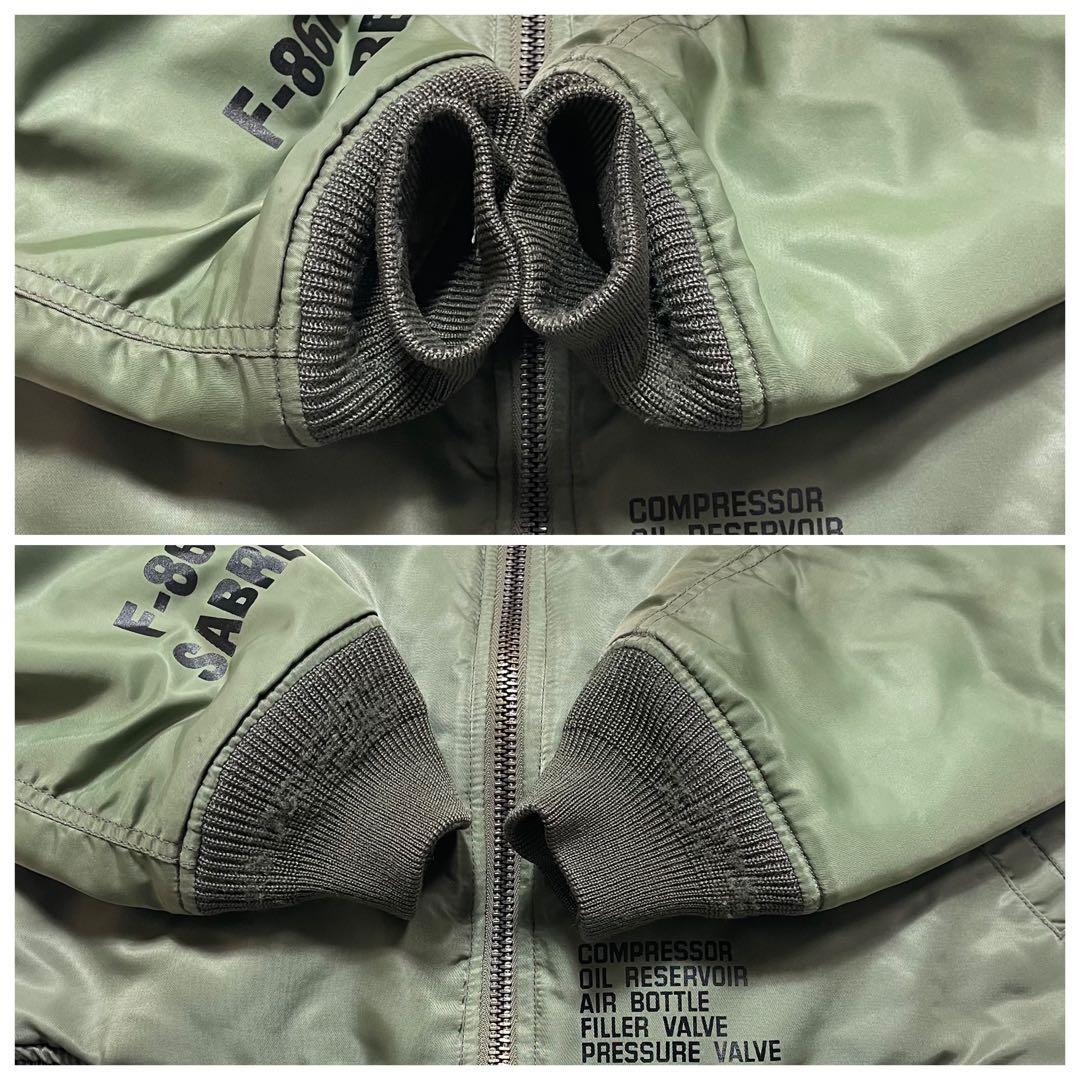 AVIREX MA-1 フライトジャケット 初期型レプリカ セージグリーン M