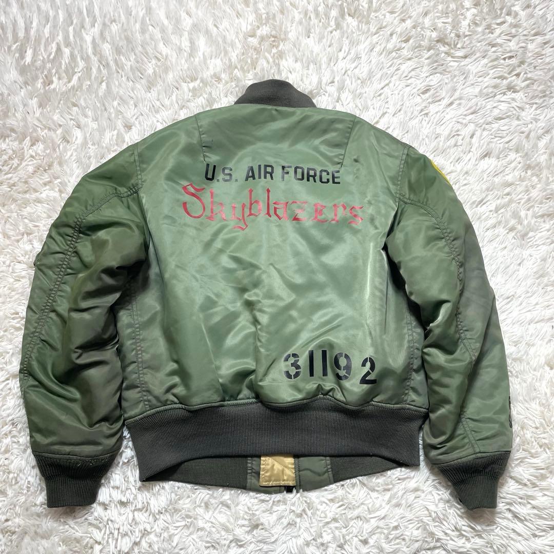 AVIREX MA-1 フライトジャケット 初期型レプリカ セージグリーン M