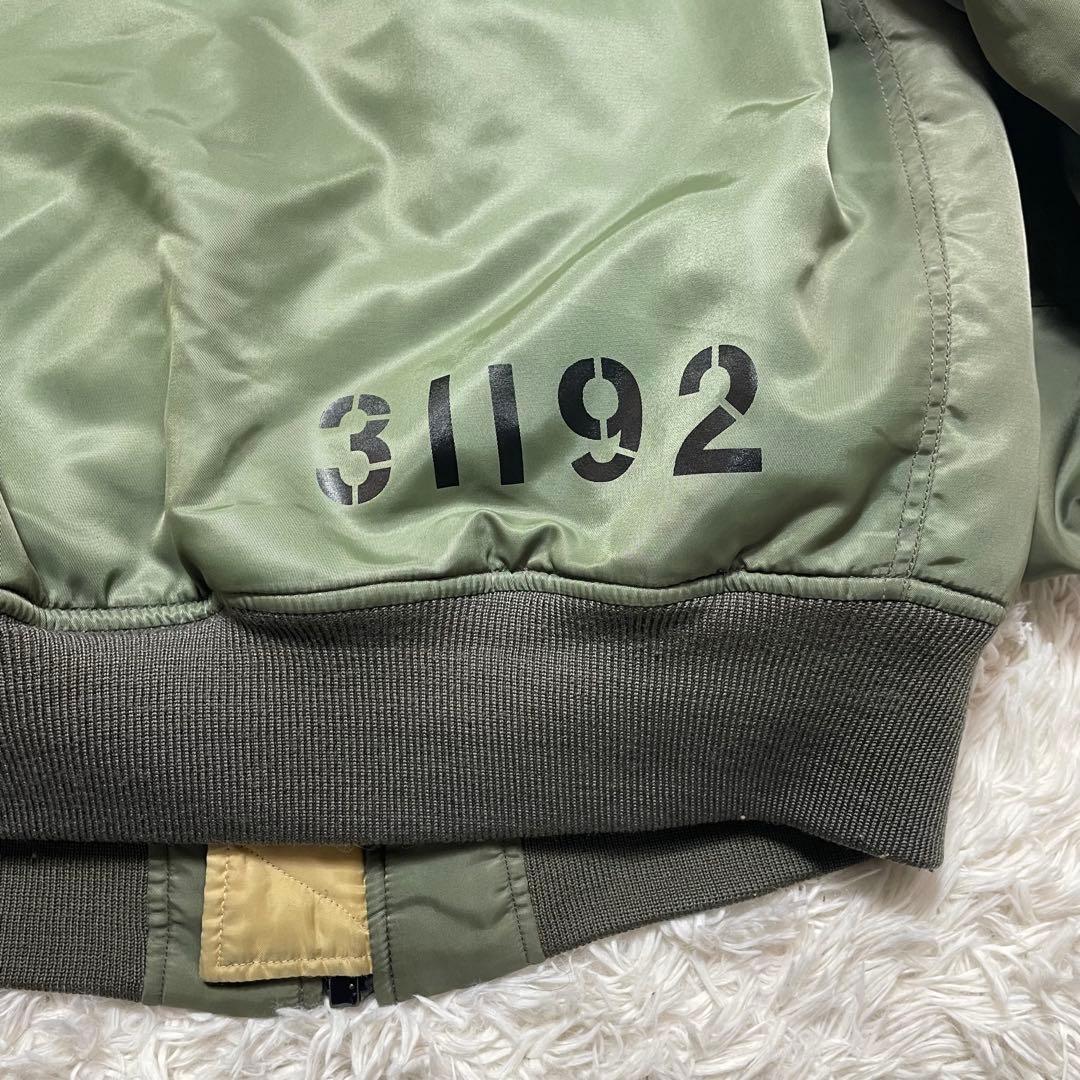 AVIREX MA-1 フライトジャケット 初期型レプリカ セージグリーン M