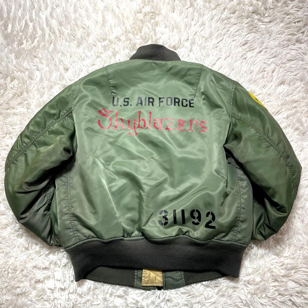 AVIREX MA-1 フライトジャケット 初期型レプリカ セージグリーン M