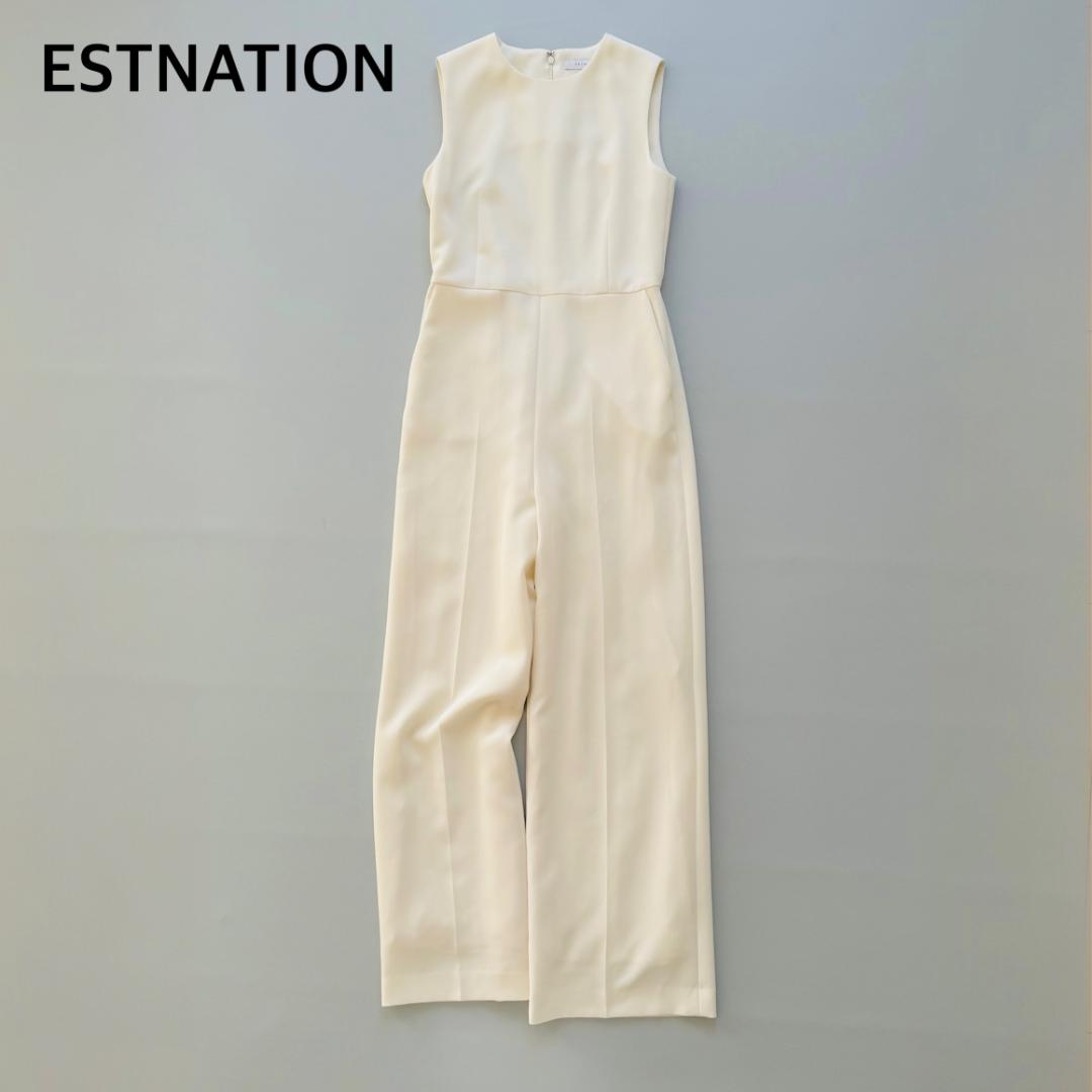 ESTNATION エストネーション オールインワン ノースリーブ ワイドパンツ
