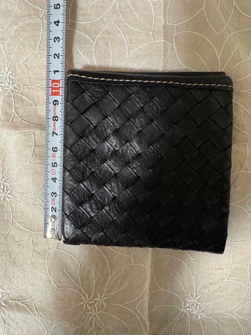 おサイフ お財布 本革 nosiroaloul 黒 ブラック 2つ折れ 新品