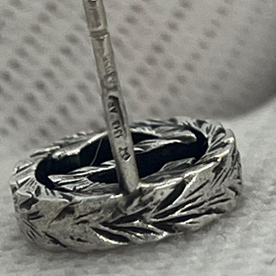 GUCCI インターロッキングg シルバー925 片耳 スタッズピアス 0501