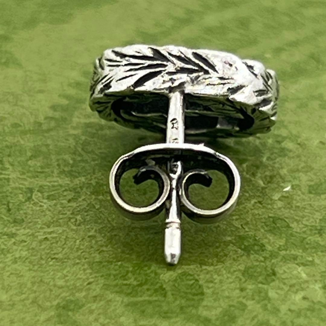 GUCCI インターロッキングg シルバー925 片耳 スタッズピアス 0501