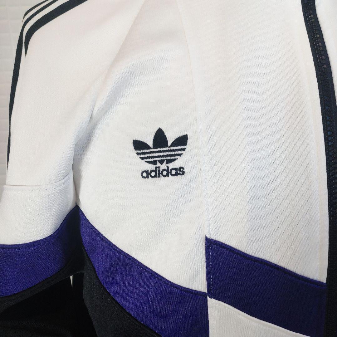 【アディダス】トラックジャケット　 XL トレフォイル 刺繍 レトロ5249