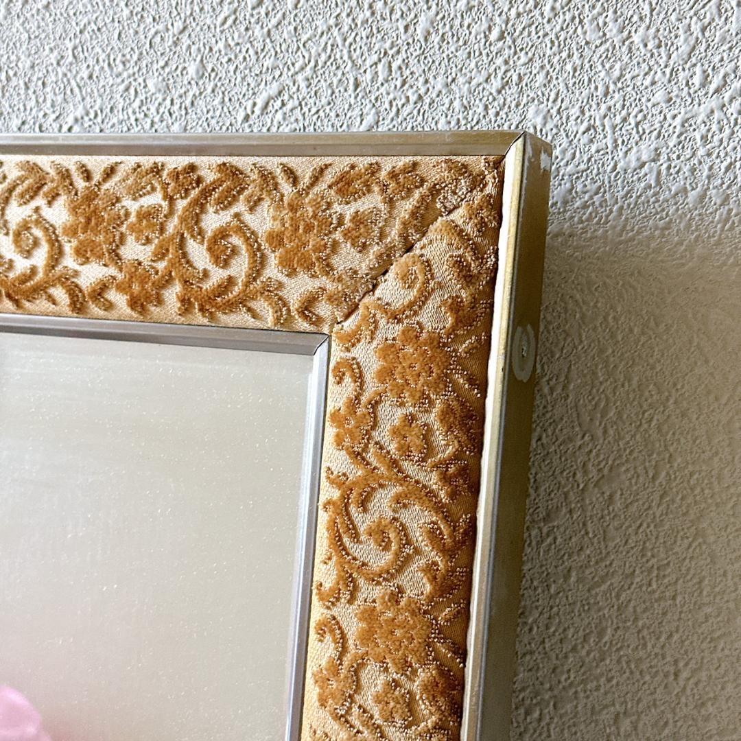 希少★資生堂 SHISEIDO 鏡 壁掛けミラー 昭和レトロ 花椿会 ノベルティ