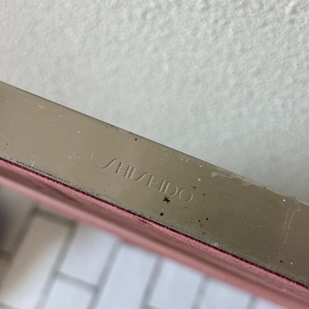 希少★資生堂 SHISEIDO 鏡 壁掛けミラー 昭和レトロ 花椿会 ノベルティ