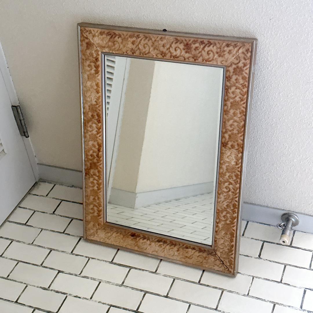 希少★資生堂 SHISEIDO 鏡 壁掛けミラー 昭和レトロ 花椿会 ノベルティ