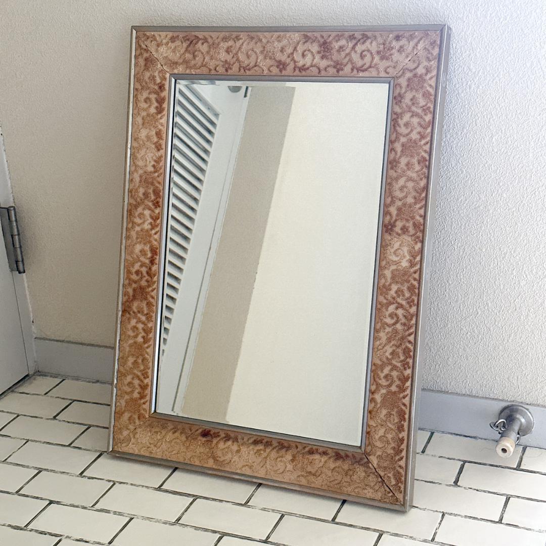 希少★資生堂 SHISEIDO 鏡 壁掛けミラー 昭和レトロ 花椿会 ノベルティ