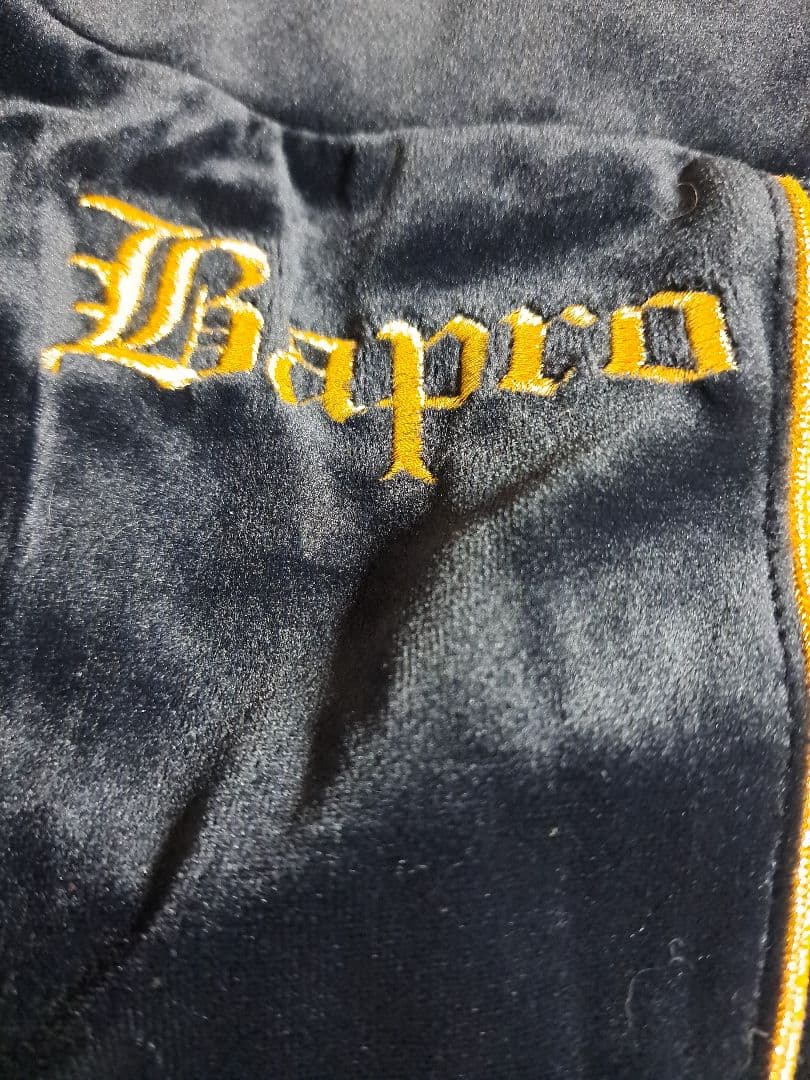 【未使用、00s、レア】セットアップ　BAPRO ベロア　ジャージ　パンツ　薄手