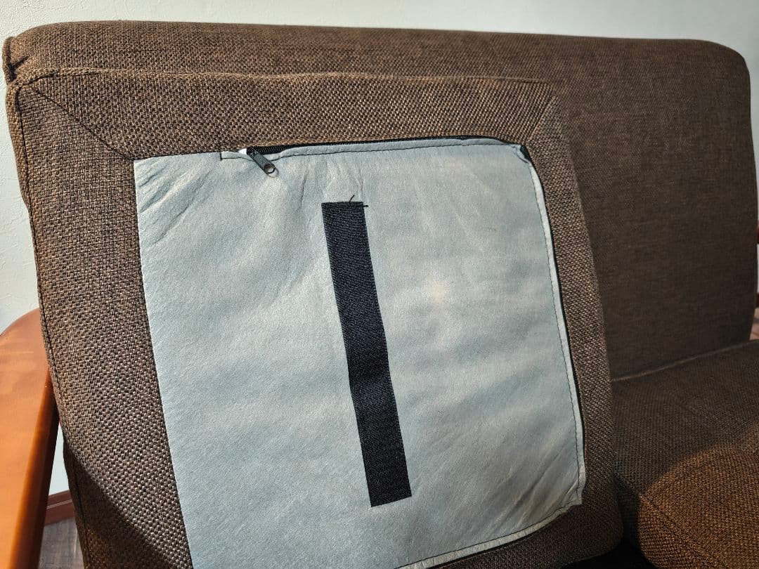 【1/27以降すぐ】2人掛けソファ(ブラウン)