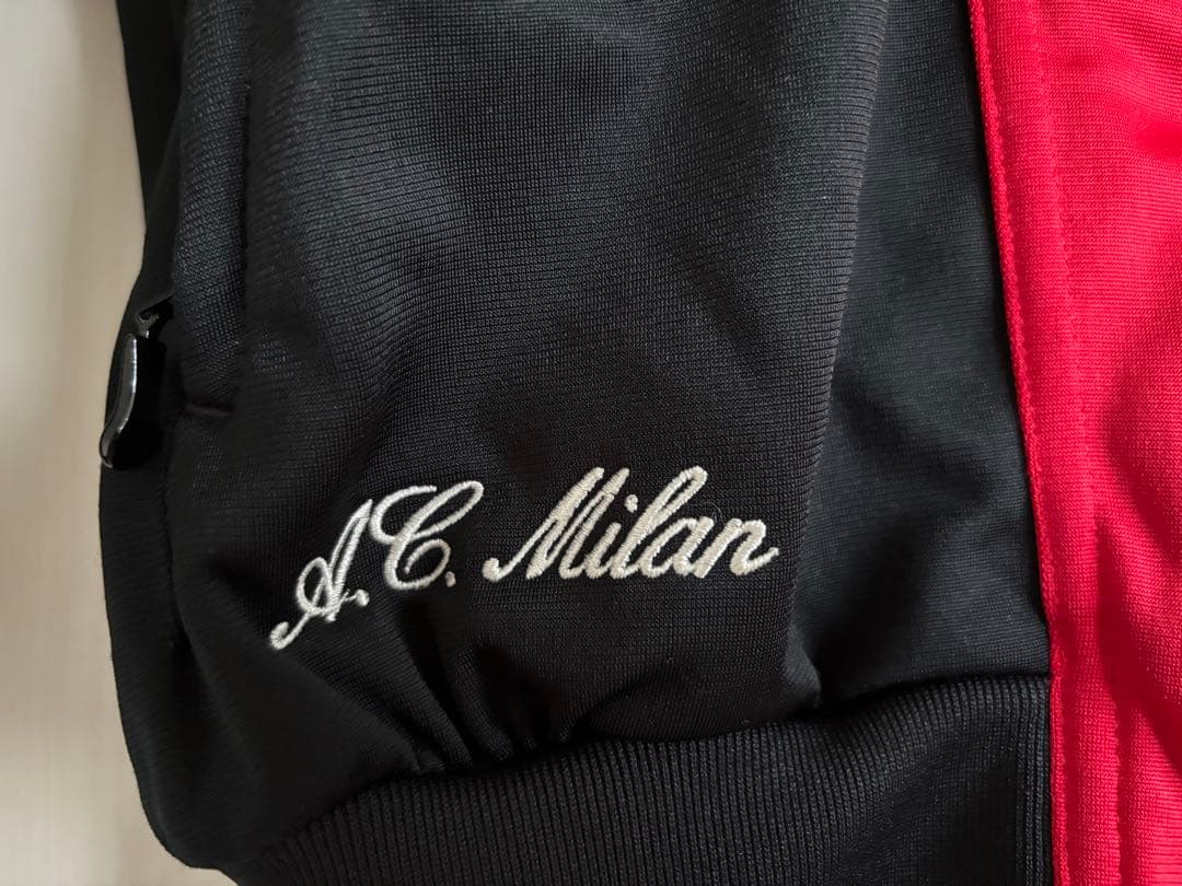 2003-04シーズン　ACミラン adidas ジャージ 赤黒