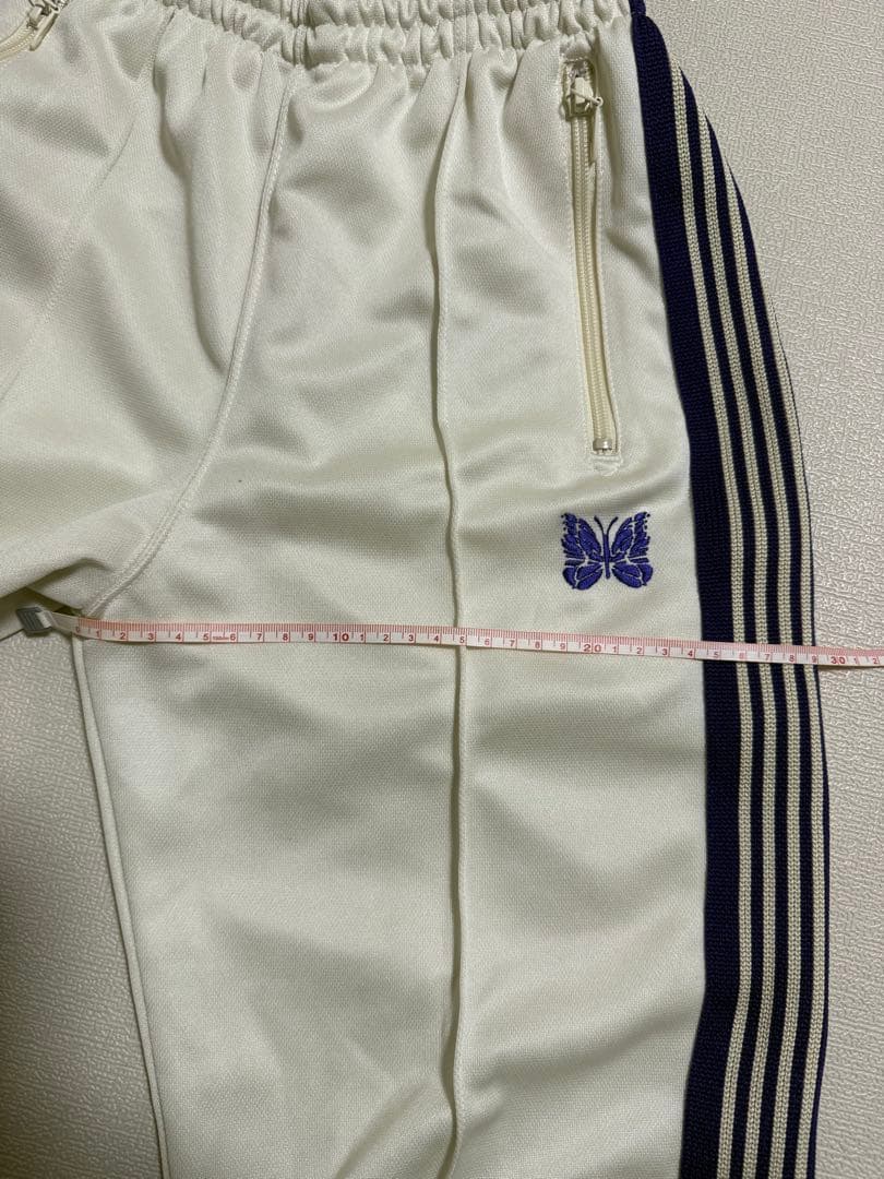 【値下げ】Needles ニードルズ Track Pant ホワイト×パープル