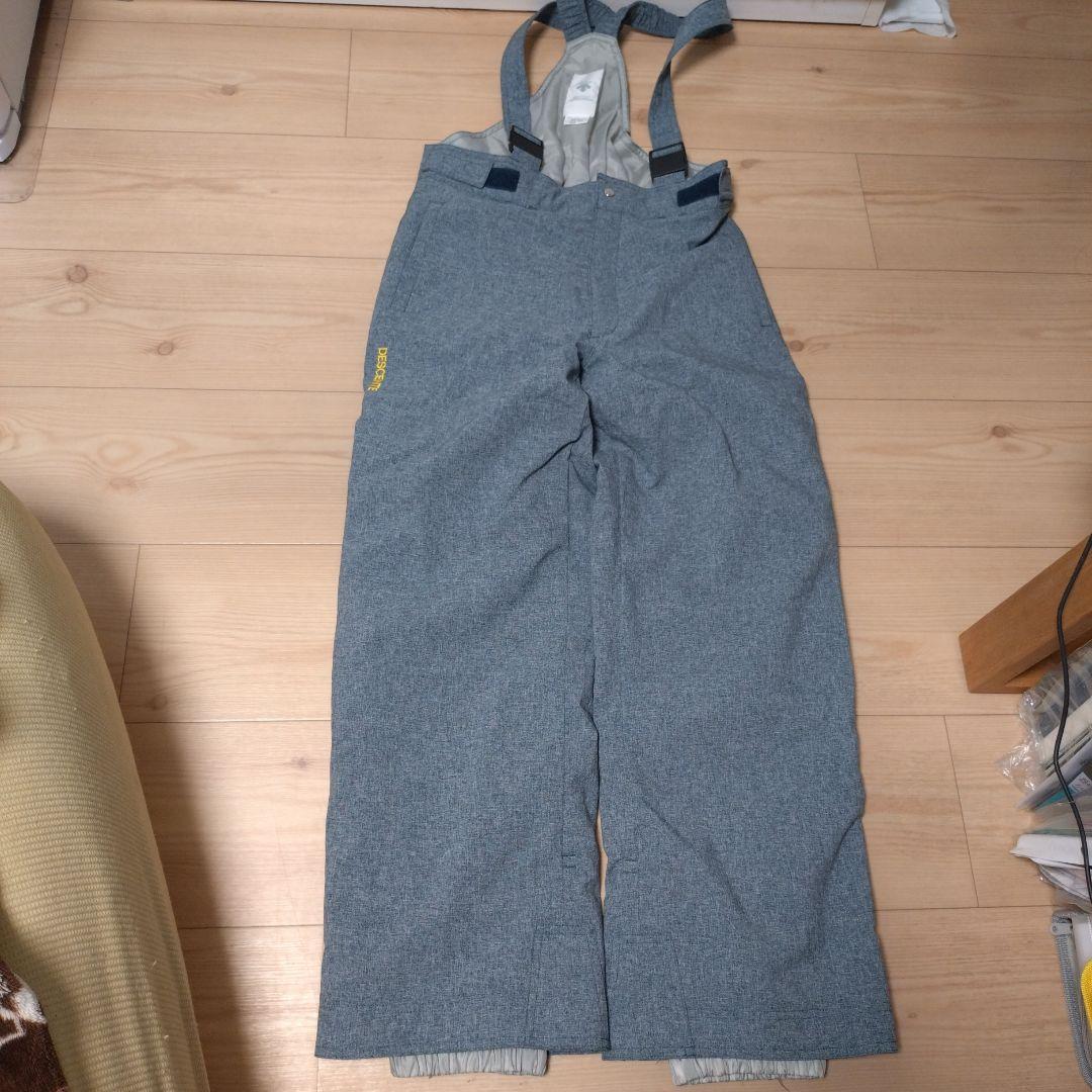 美品 DESCENTE 子ども用スキーウェア イエロー/グリーン160