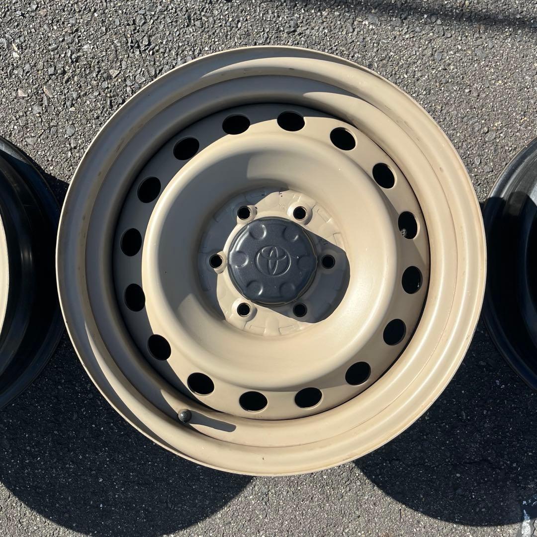【引取り限定】FJクルーザー純正鉄チン ホイール4 本セット