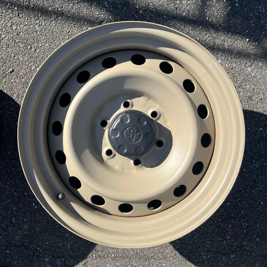 【引取り限定】FJクルーザー純正鉄チン ホイール4 本セット