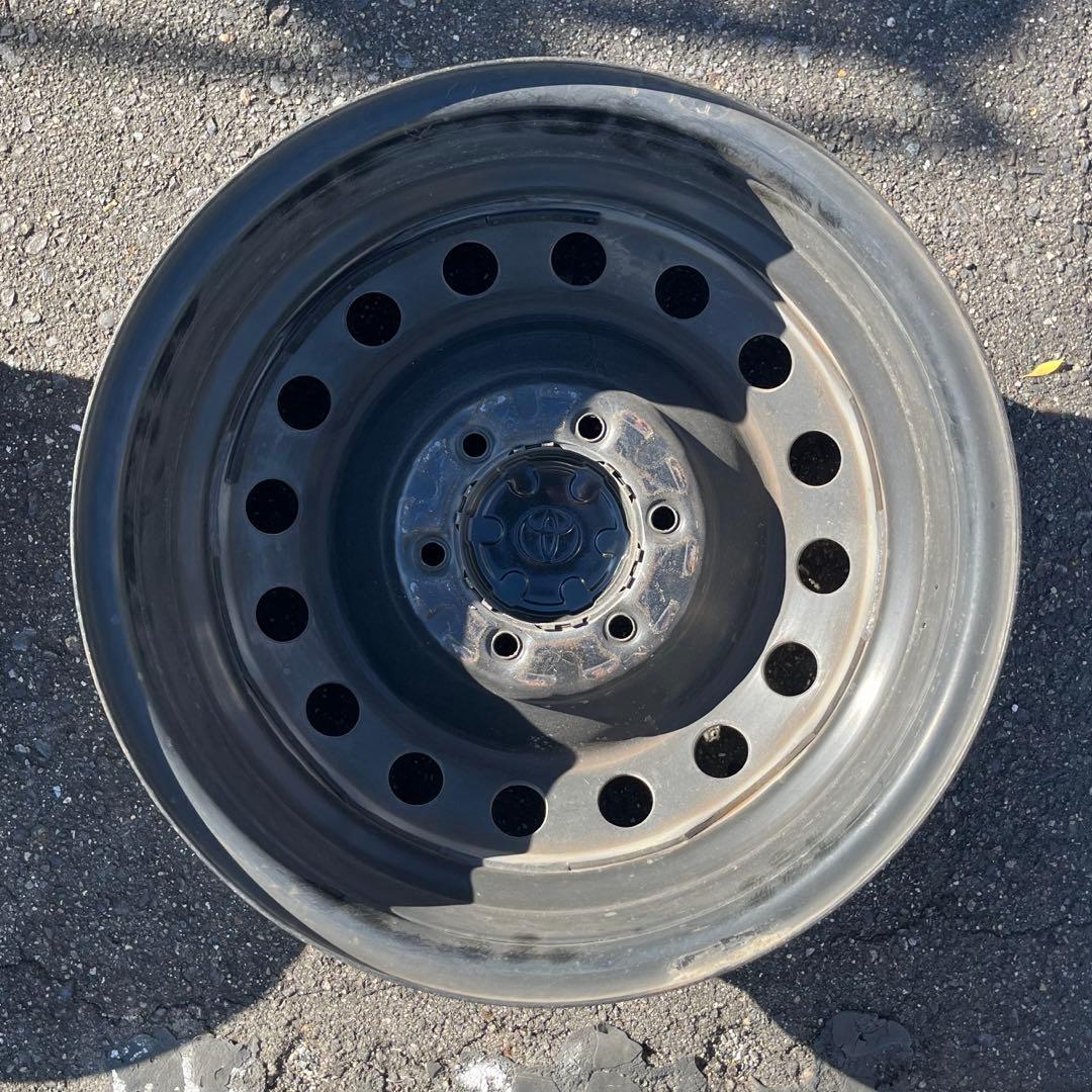 【引取り限定】FJクルーザー純正鉄チン ホイール4 本セット