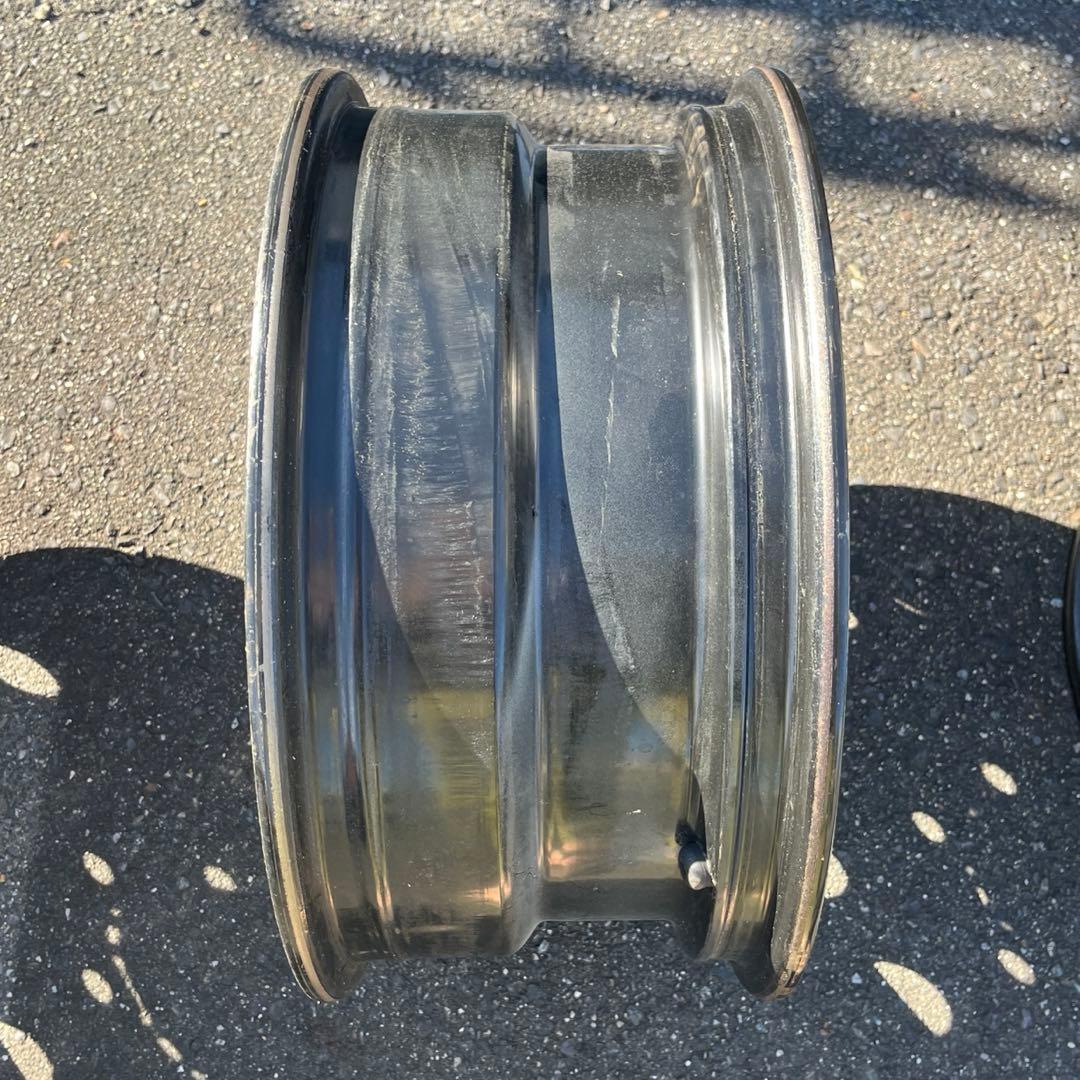 【引取り限定】FJクルーザー純正鉄チン ホイール4 本セット