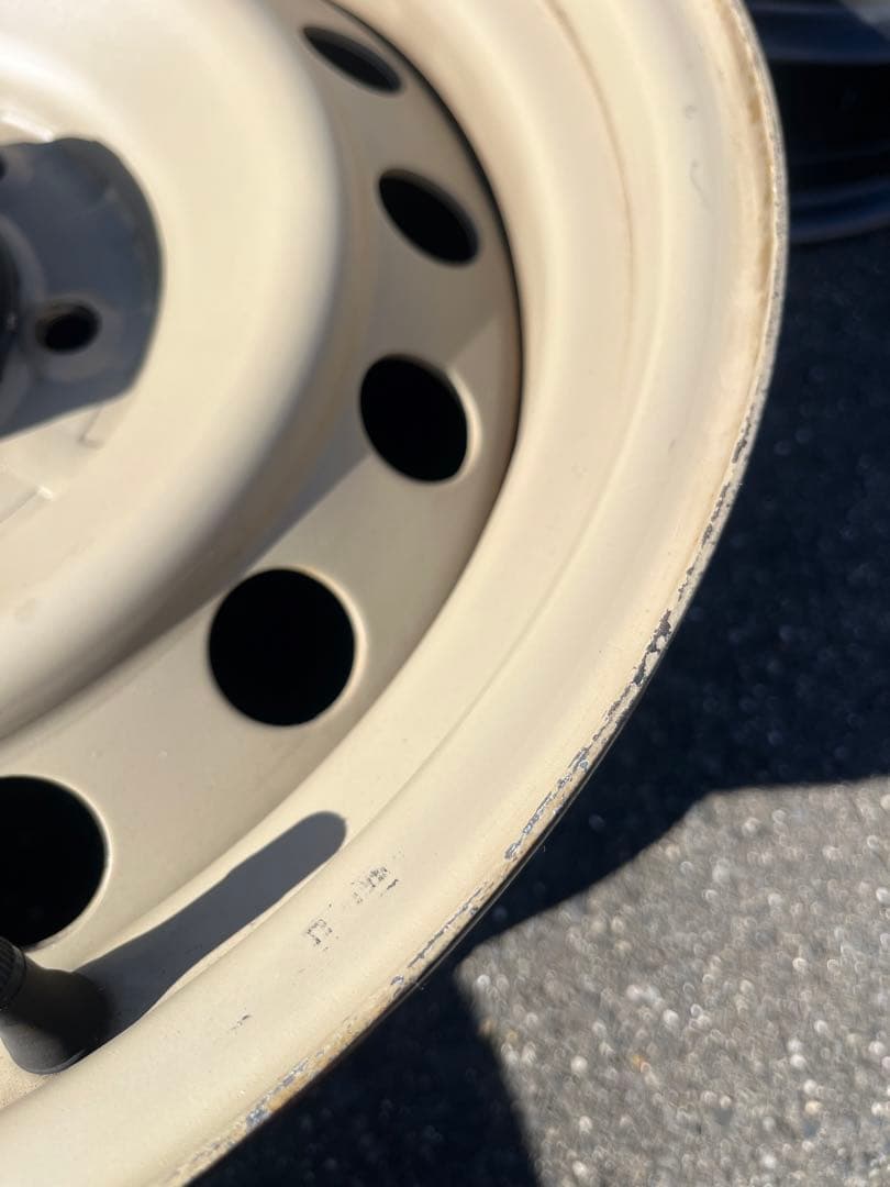 【引取り限定】FJクルーザー純正鉄チン ホイール4 本セット