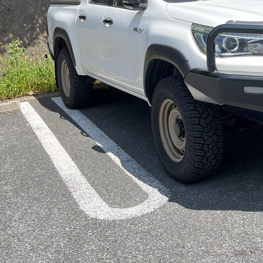 【引取り限定】FJクルーザー純正鉄チン ホイール4 本セット