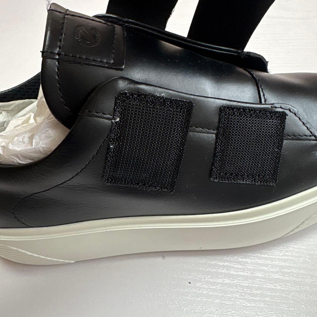 【myumyu！】ecco ブラック スニーカー 38