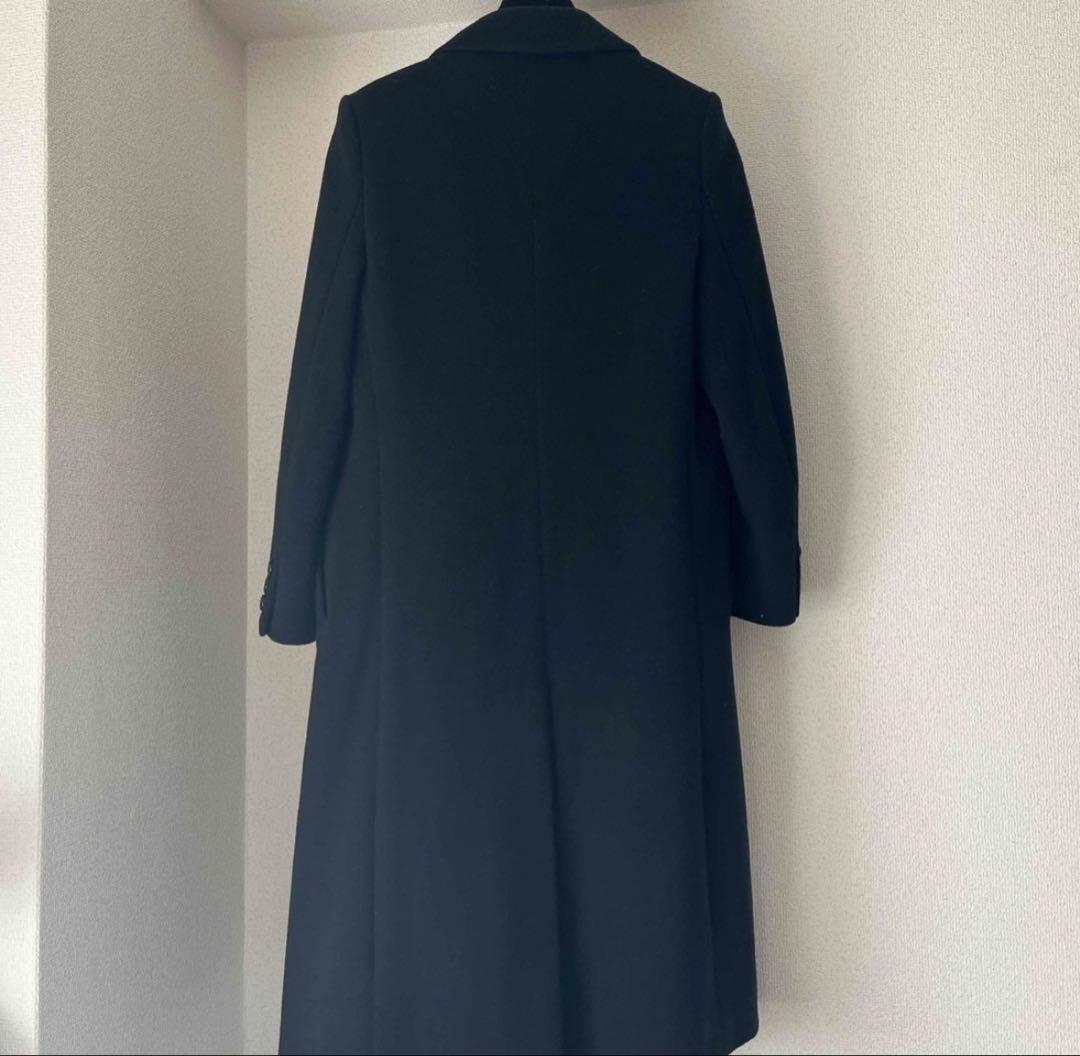 Burberrys ウール・カシミヤ チェスターコート ブラック