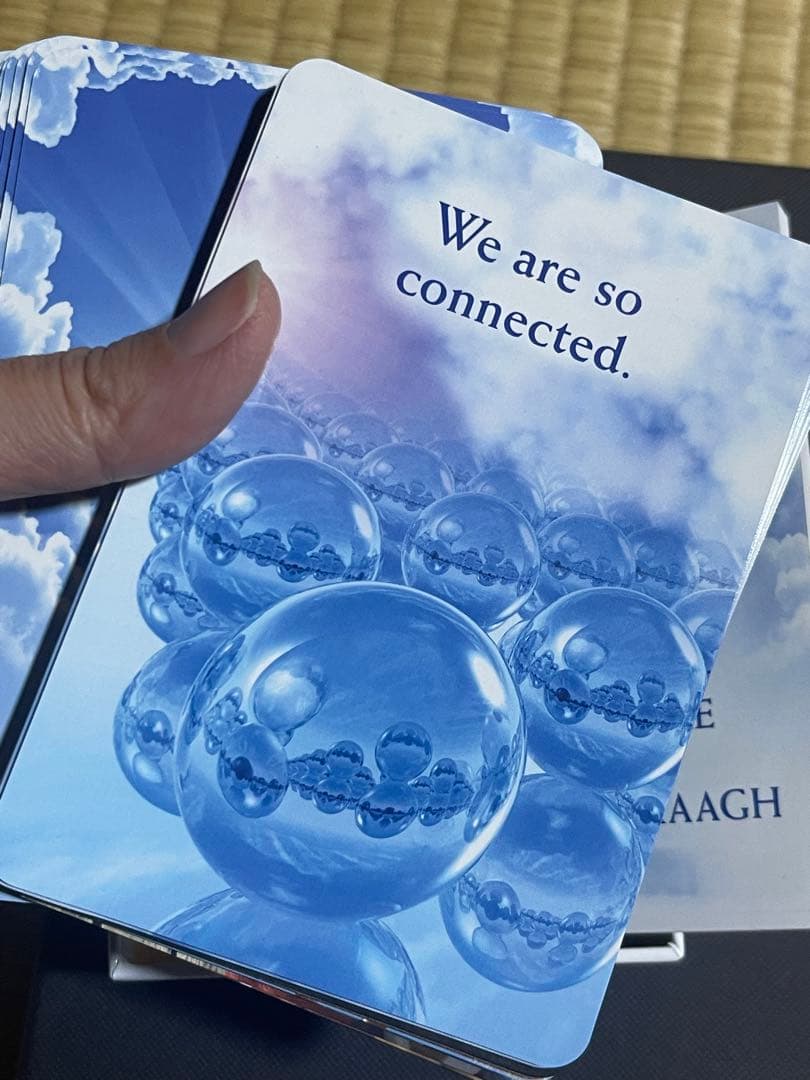 ドリーンバーチュー1度使用トーキングトゥヘブンオラクルカードとブックセット