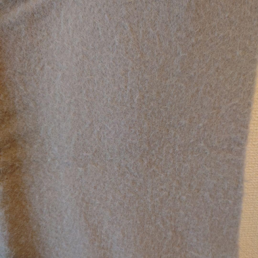 【専用】アソースメレ グレージュ キャメル ストール 大判 フリンジ付き