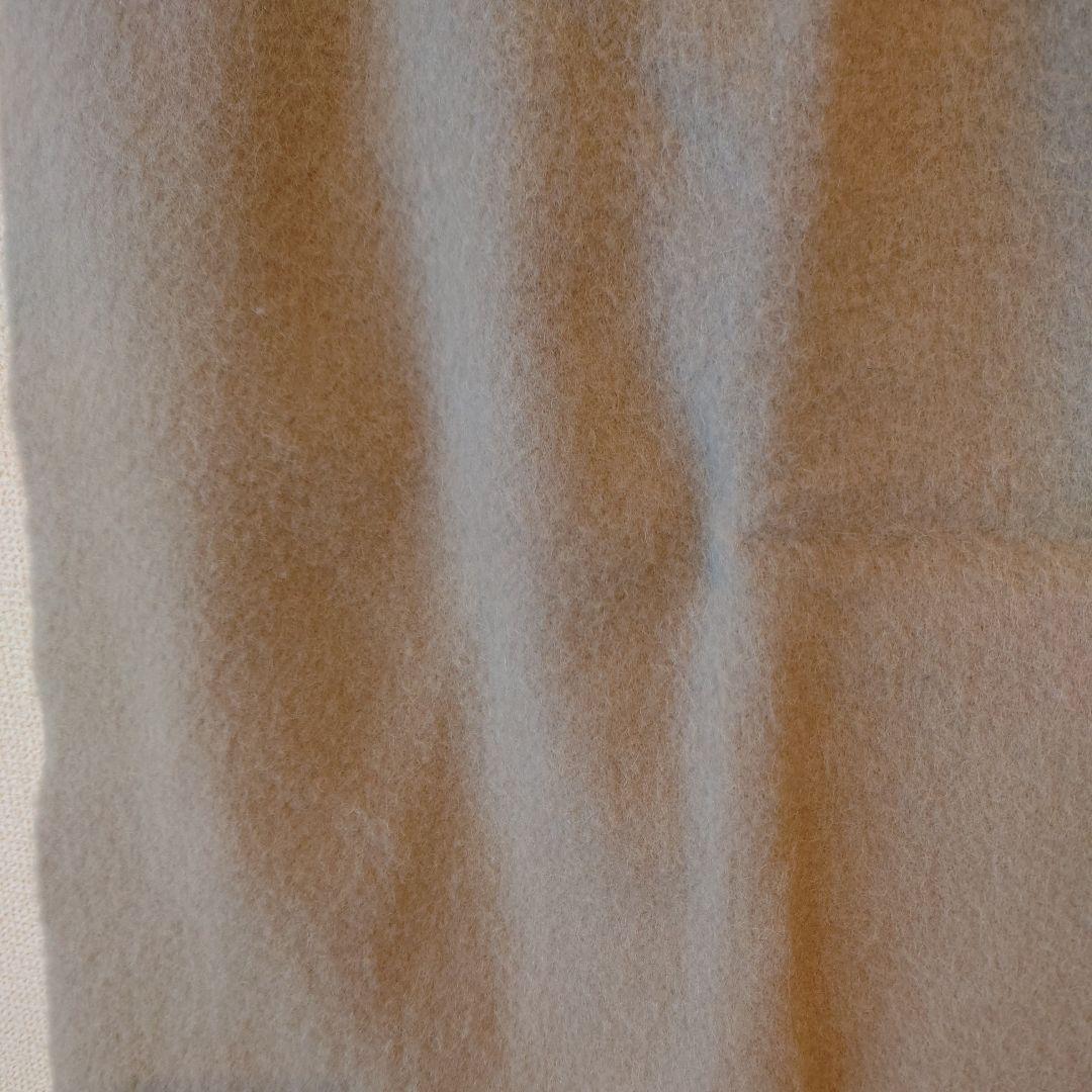 【専用】アソースメレ グレージュ キャメル ストール 大判 フリンジ付き