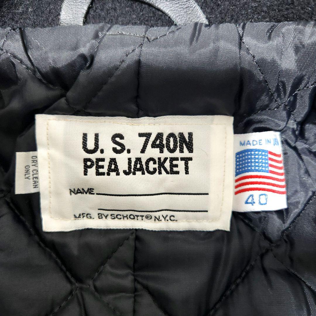 ✨希少✨Schott ショット 740N ダブルブレスト ピーコート USA製