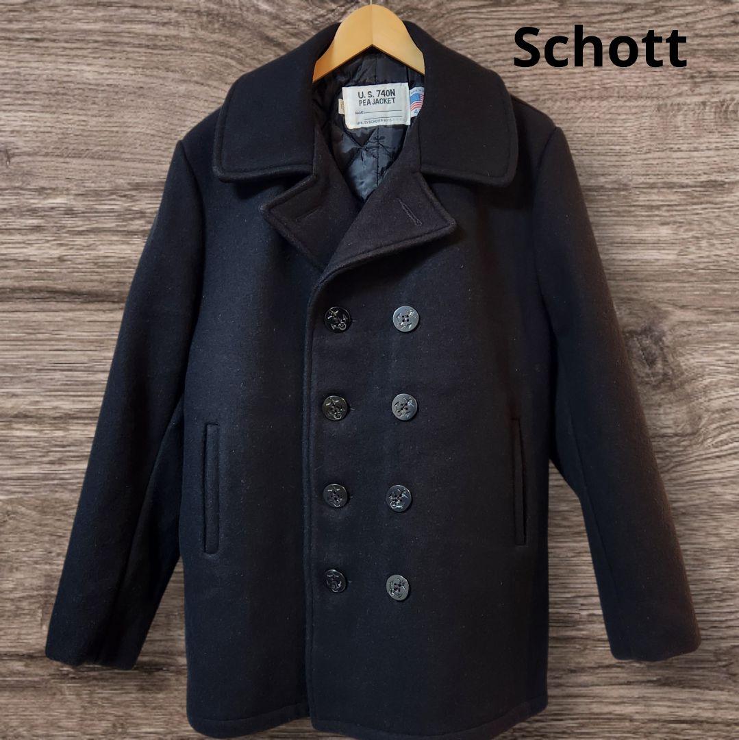✨希少✨Schott ショット 740N ダブルブレスト ピーコート USA製