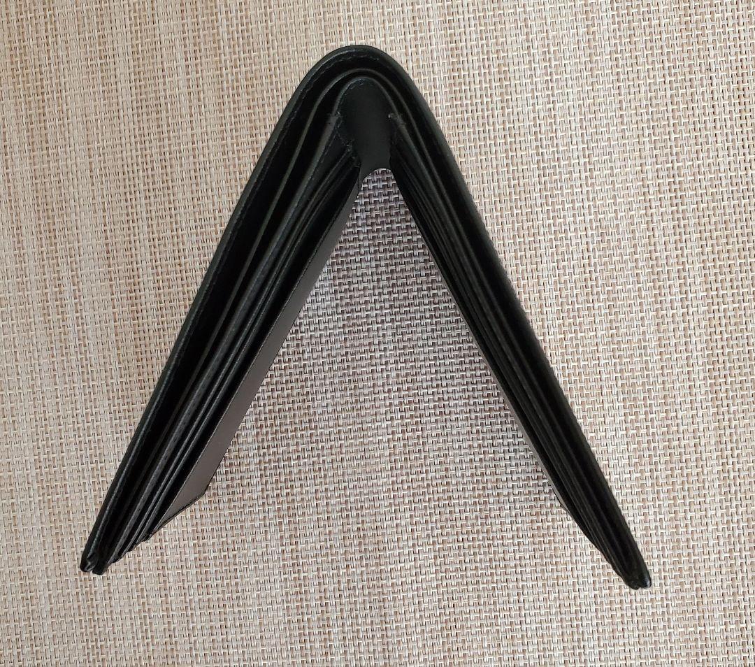 【新品未使用】MONTBLANC 二つ折り財布(ウォレット) ブラック
