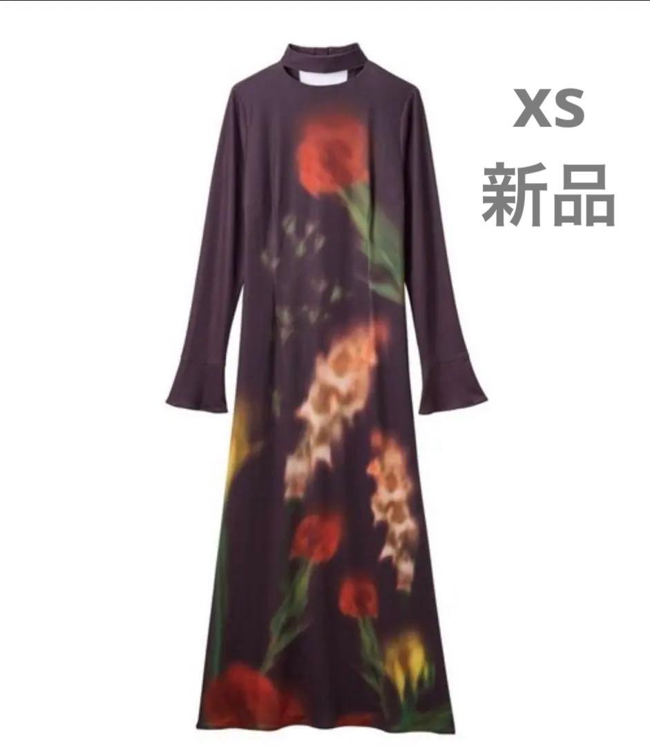 【完売品】　KnuthMarf blurryfloweronepiece XS