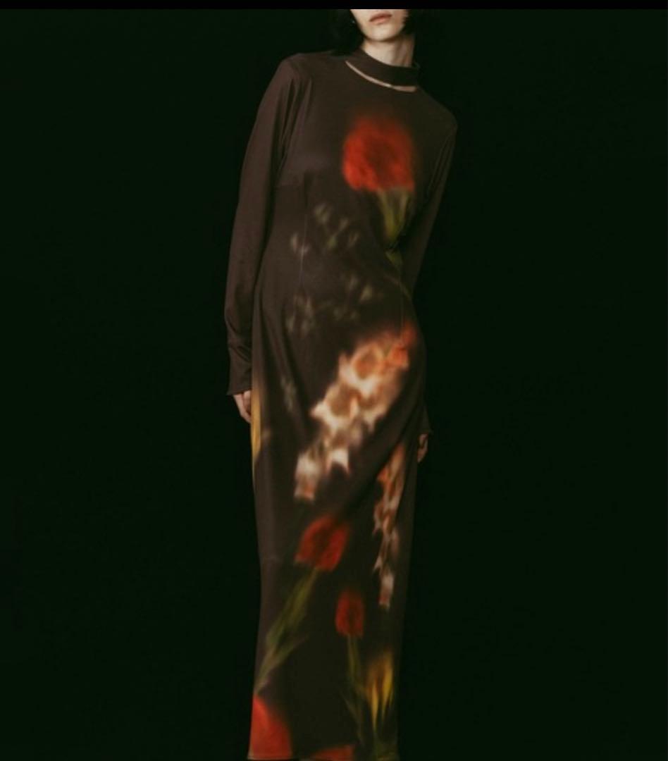 【完売品】　KnuthMarf blurryfloweronepiece XS