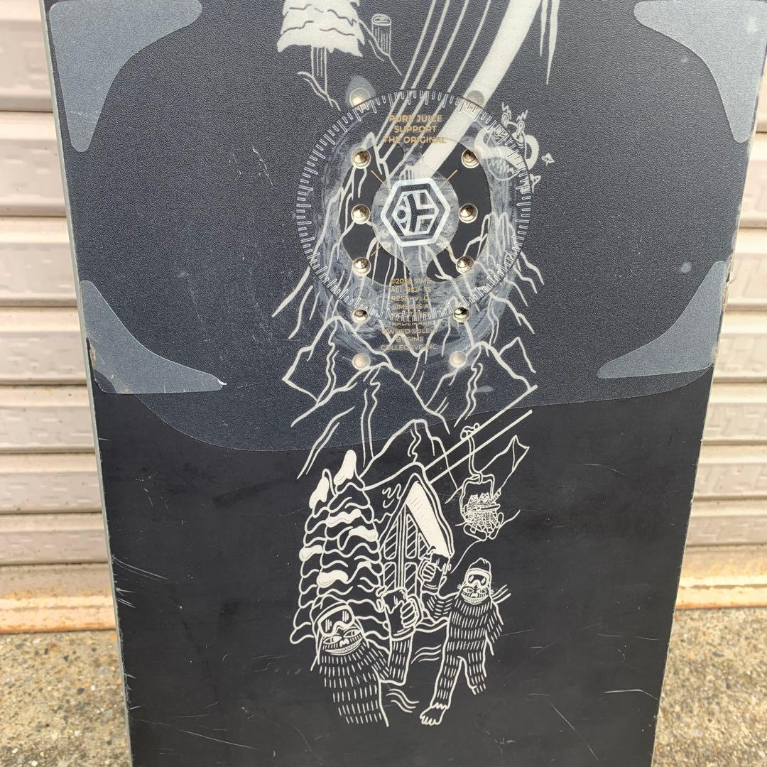 スノーボード SIMS * THE DAY Camber BLACK 23-24 154cm