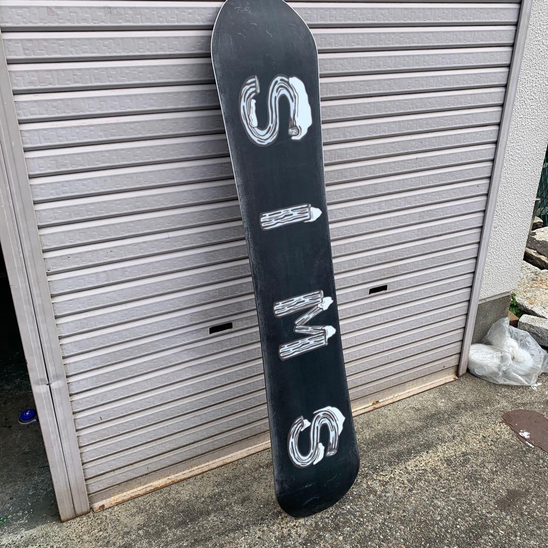 スノーボード SIMS * THE DAY Camber BLACK 23-24 154cm