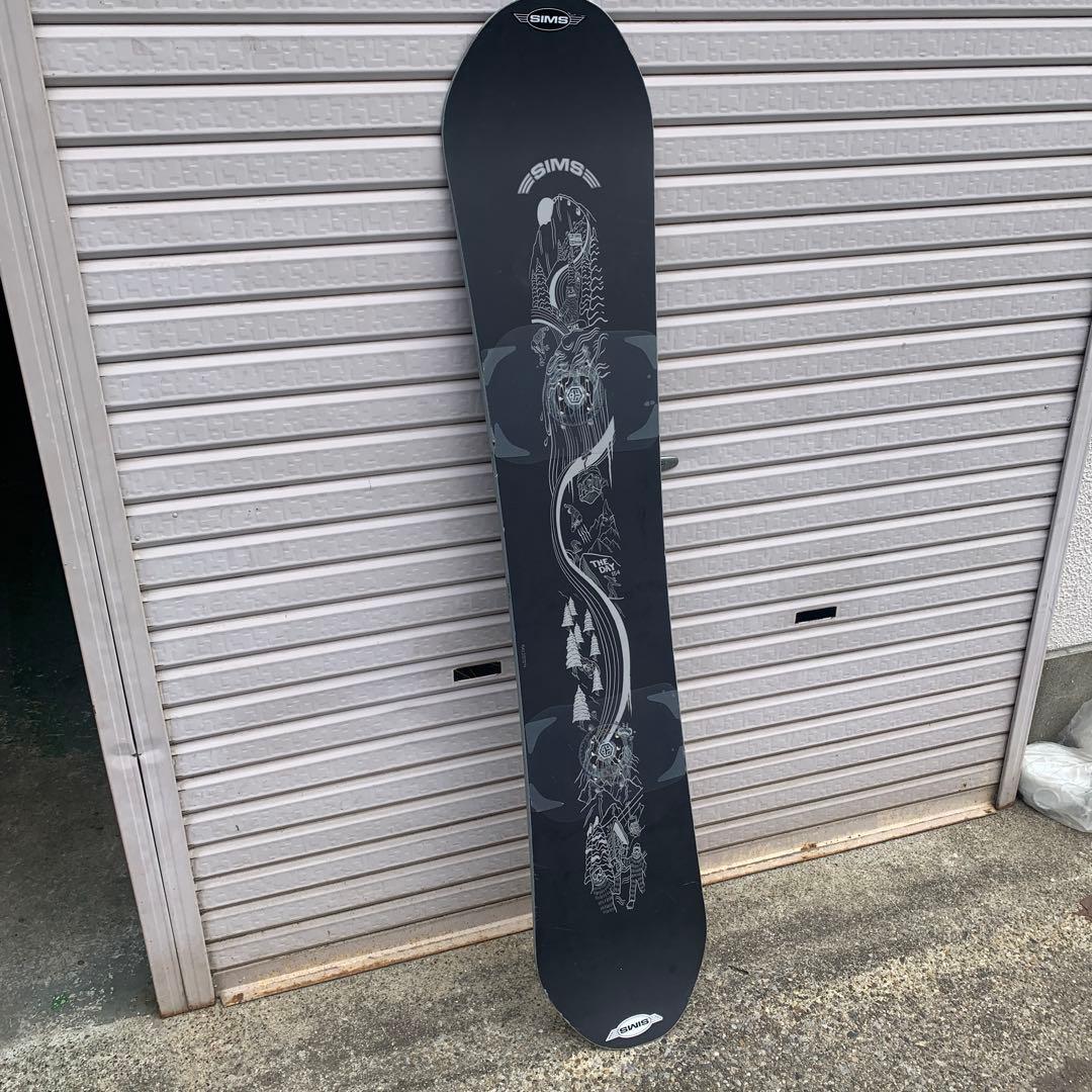 スノーボード SIMS * THE DAY Camber BLACK 23-24 154cm