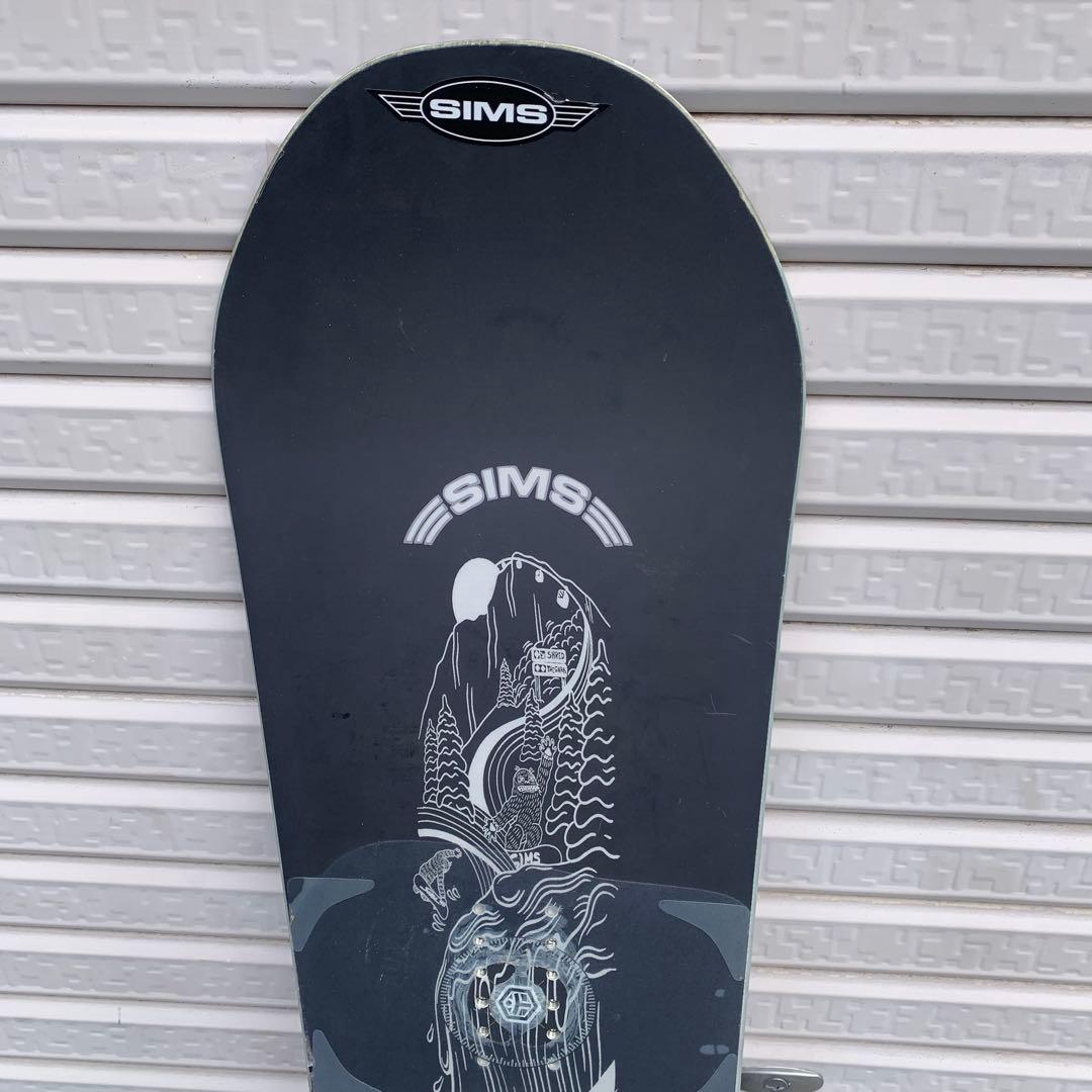 スノーボード SIMS * THE DAY Camber BLACK 23-24 154cm