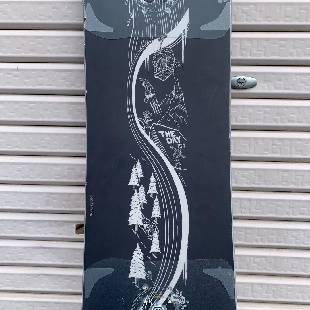 スノーボード SIMS * THE DAY Camber BLACK 23-24 154cm