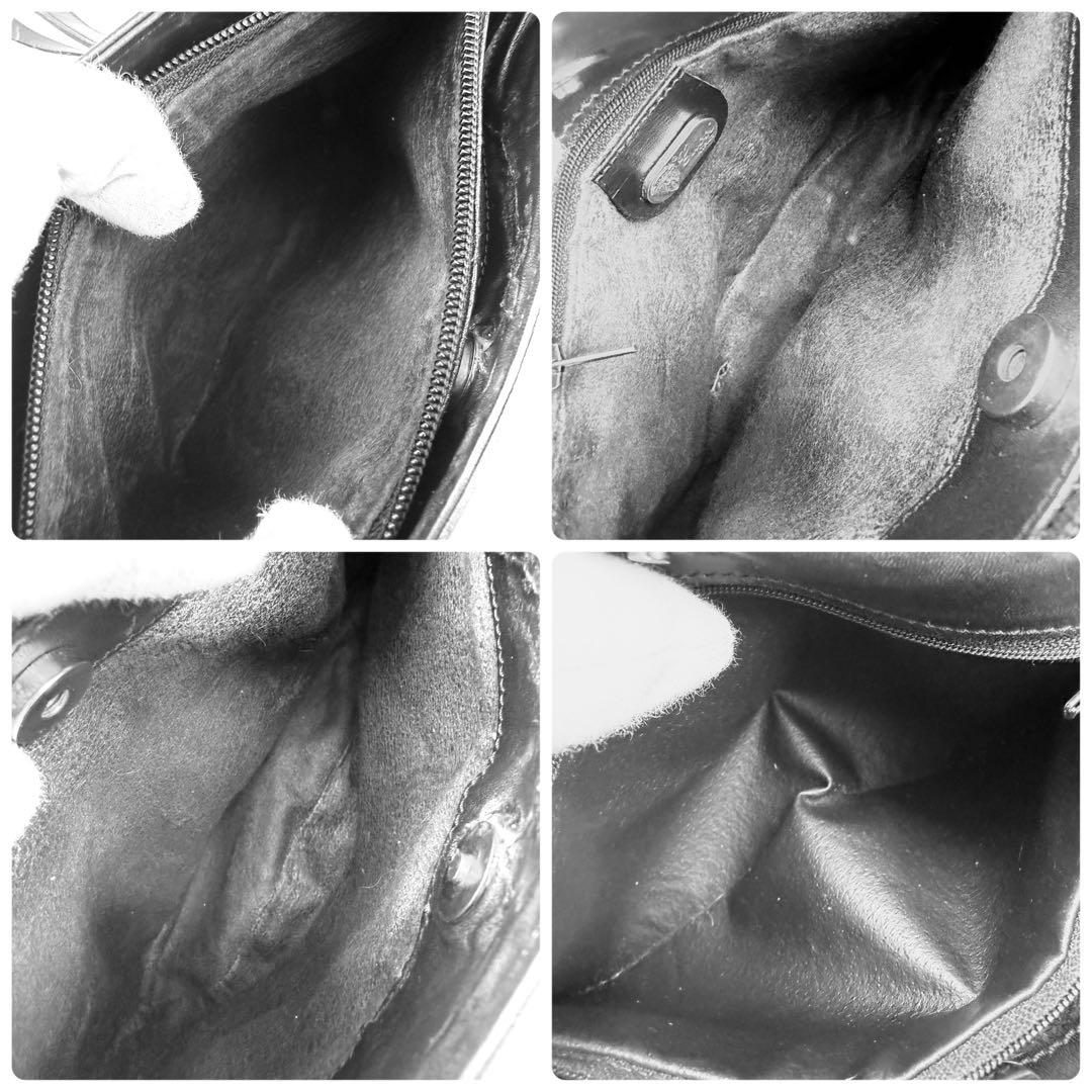 GUCCI　ショルダーバック　マイクロGG　　本革　バケツ　インターロッキング