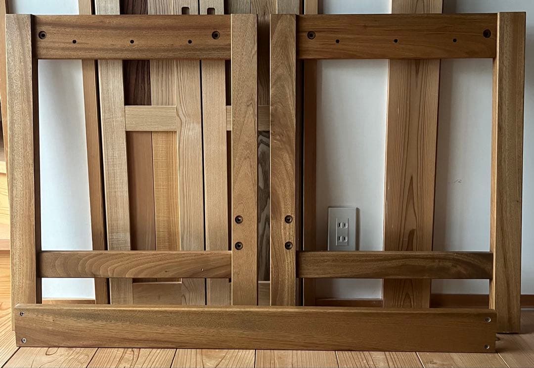 楠 天然無垢 デスク リボス社塗装 学習机 橋詰家具製 ラスク 110cm