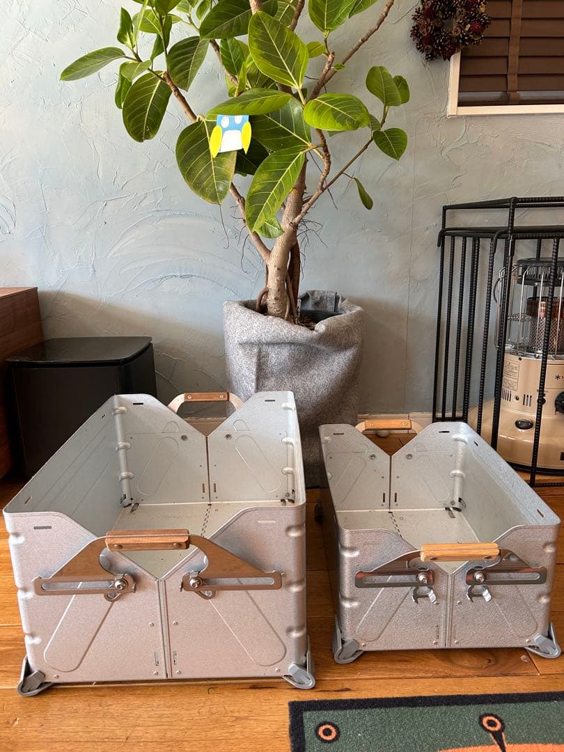 スノーピークシェルフコンテナ2個セット