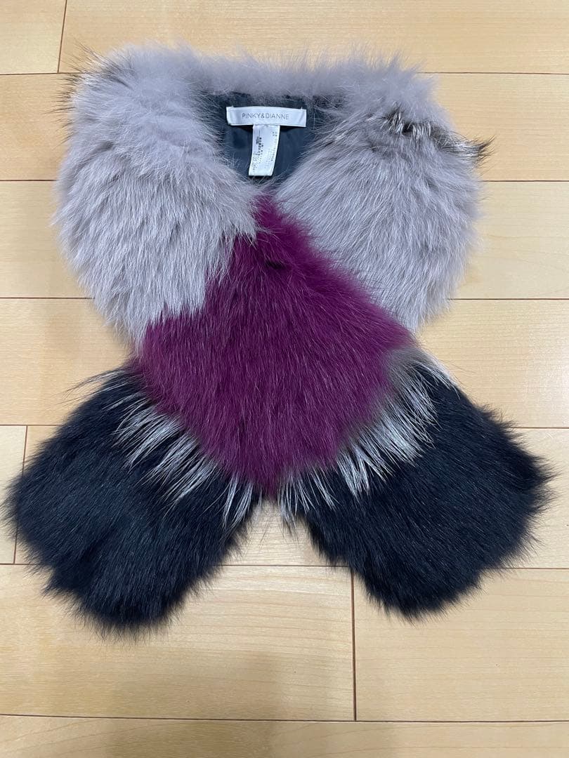PINKY & DIANNE フォックスファー マフラー ティペット