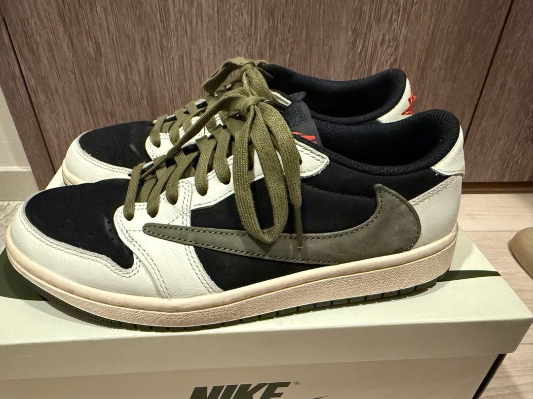 最終値下げ TRAVIS SCOTT AIRJORDAN 1 LOW Olive