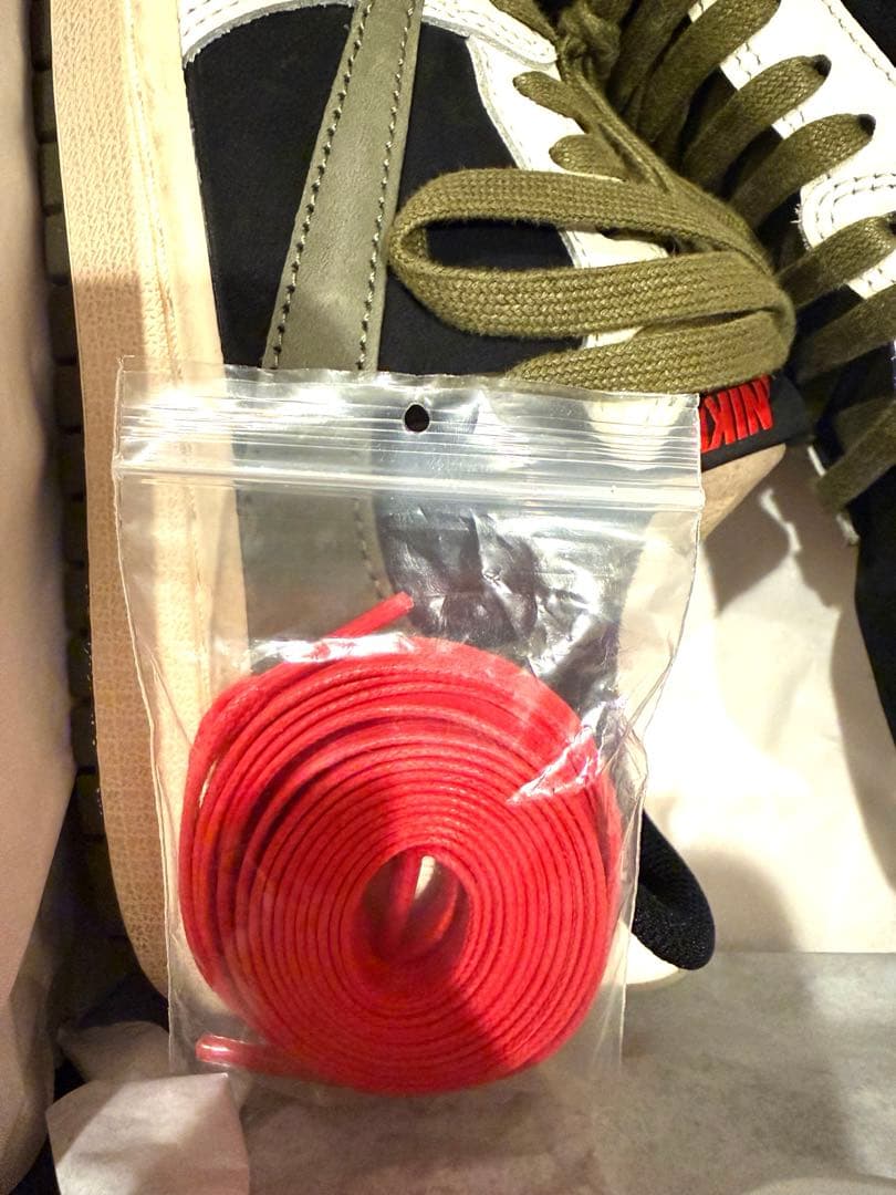 最終値下げ TRAVIS SCOTT AIRJORDAN 1 LOW Olive